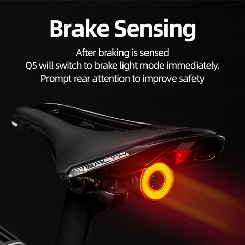 Smart Tail Light Auto Brake Sensing & Waterproof